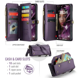 for iPhone Air/17/17 Pro/17 ProMax Case Wallet