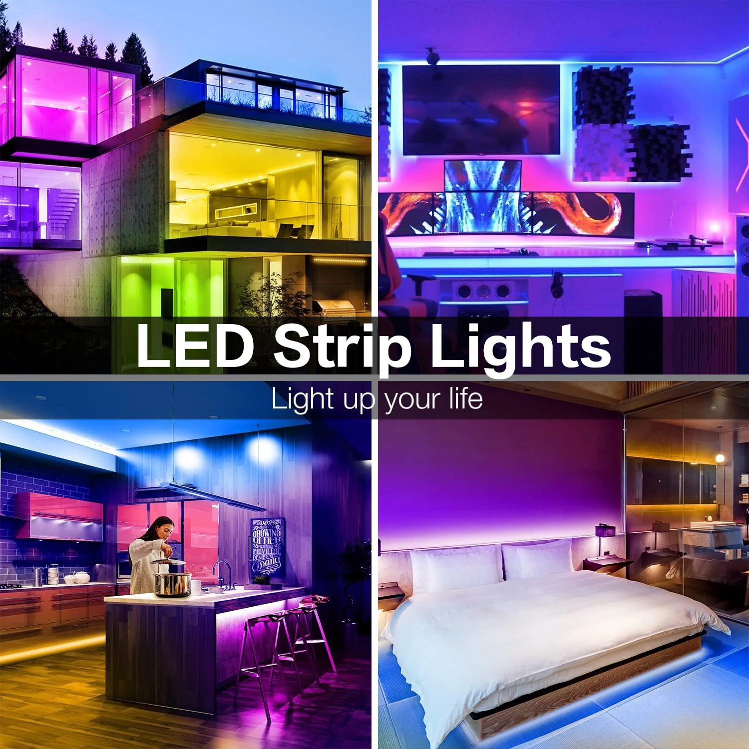 LED Smart Strip Light, App&44-Key Remote Control - Image 5