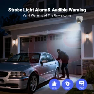 3K 5MP IP Camera Outdoor Color & IR Night Vision - Thumbnail Image 4