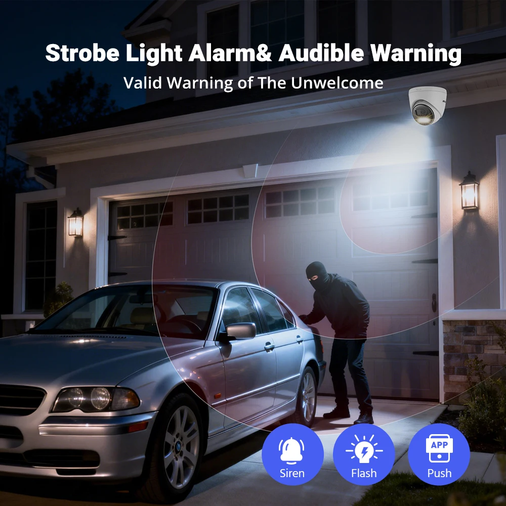 3K 5MP IP Camera Outdoor Color & IR Night Vision - Image 4