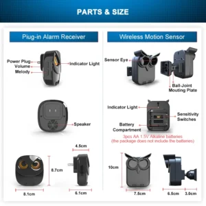 Wireless Driveway Security Alarm- Waterproof - Thumbnail Image 4