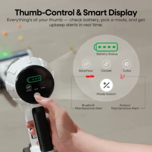 K20 Cordless Vacuum Cleaner, Strong Suction - Thumbnail Image 2