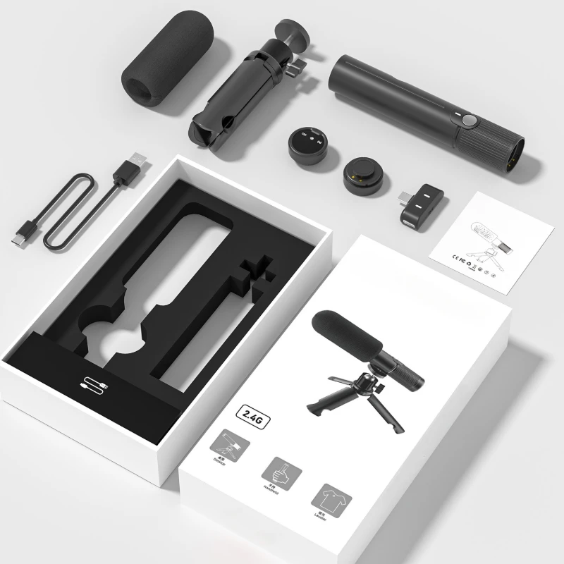 Professional versatile wireless lavalier microphone - Image 5