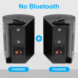 2PCS 4'' 200W Passive Wired Outdoor Speakers - Thumbnail Image 3