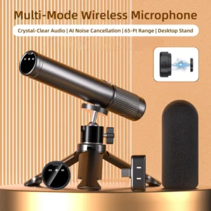 Professional versatile wireless lavalier microphone
