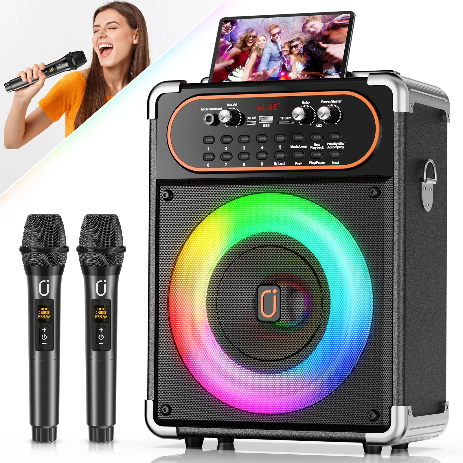 S68 Kara Ok with 2 Microphones - Image 1