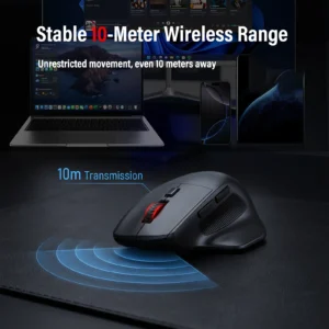 FocusOnPC 2.4GHz Wireless Gaming Mouse, - Thumbnail Image 4