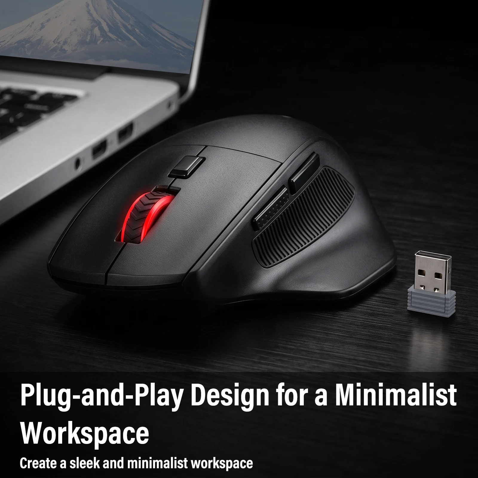 FocusOnPC 2.4GHz Wireless Gaming Mouse, - Image 5