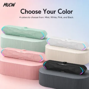 Computer Speakers for Monitor RGB Gaming Soundbar - Thumbnail Image 2
