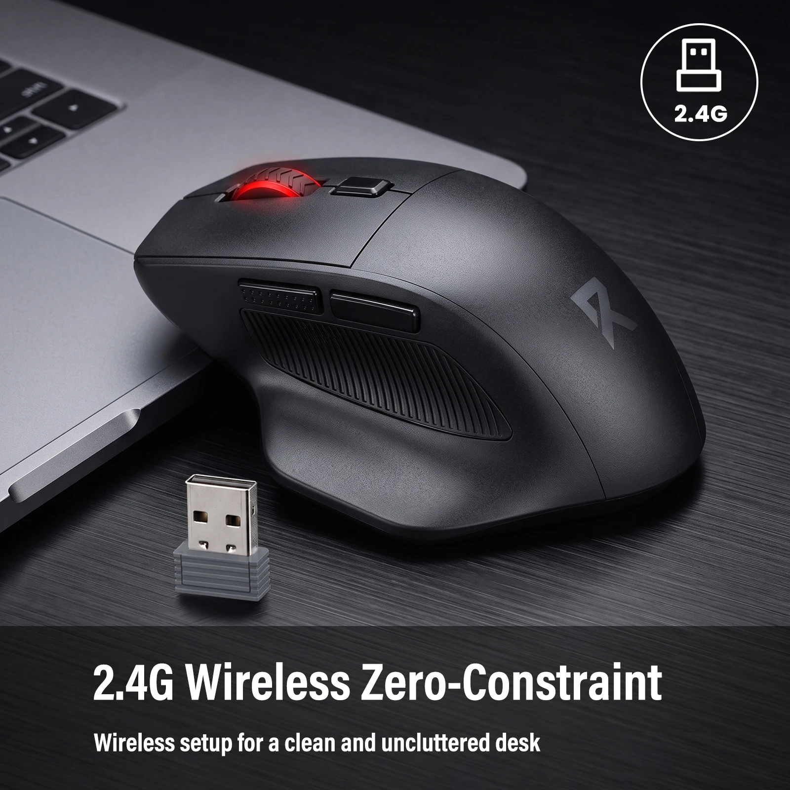 FocusOnPC 2.4GHz Wireless Gaming Mouse, - Image 2